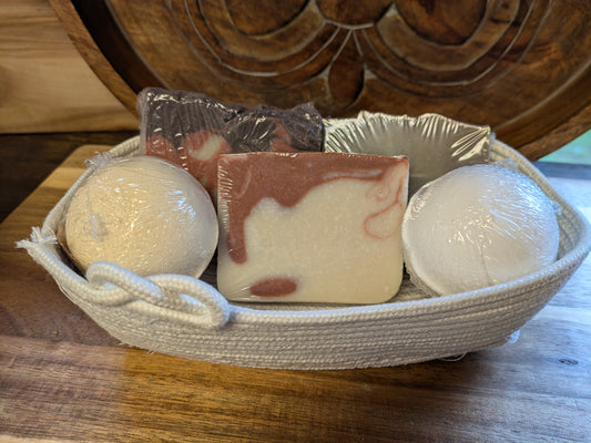 Soap and Bath bomb Basket